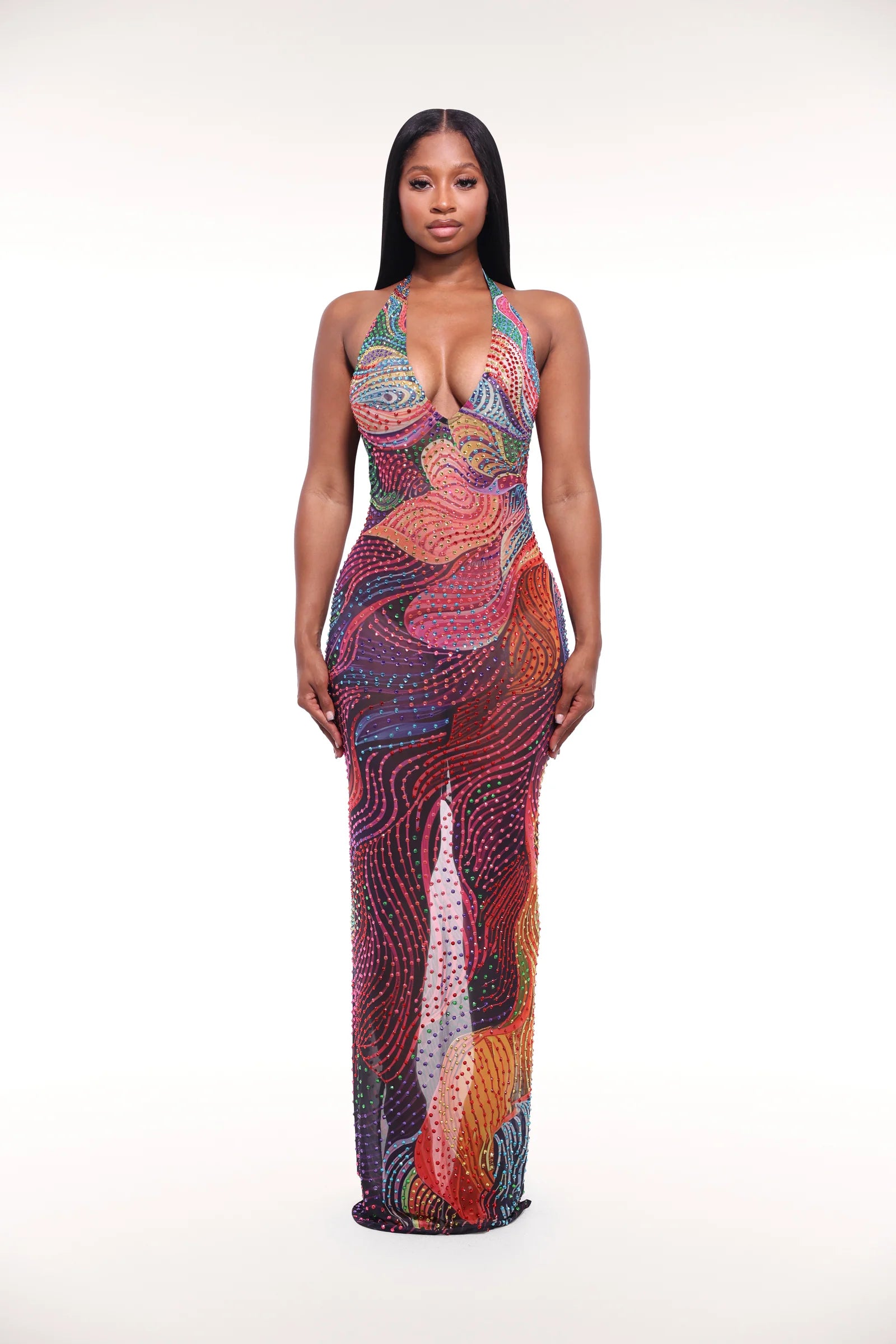 Hibiscus Maxi Dress