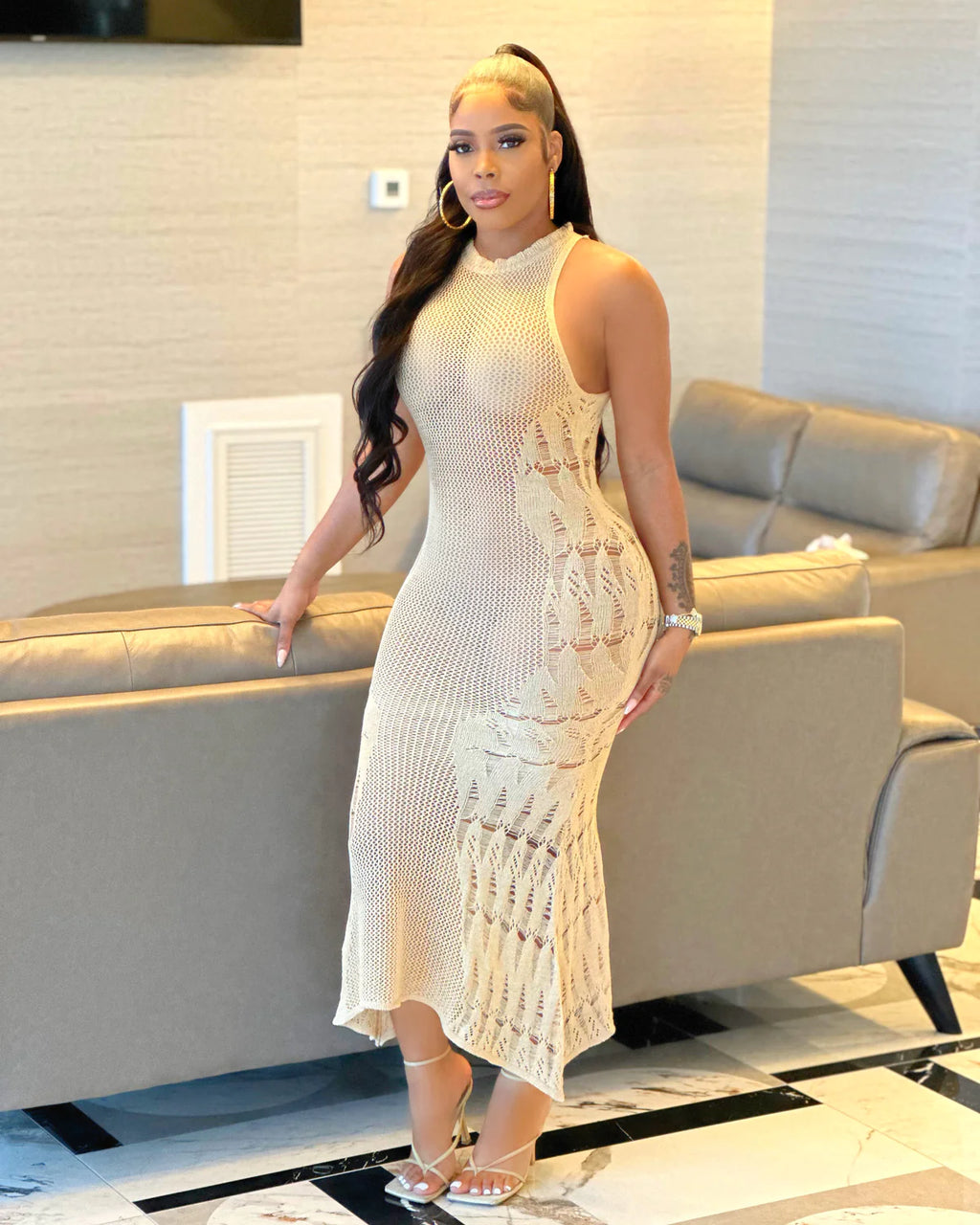 Valletta Knit Maxi Dress